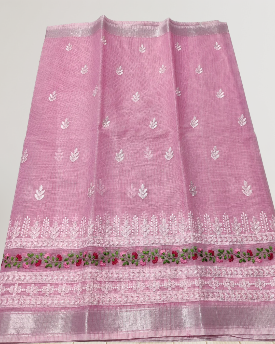 Graceful Mix Kota Cotton Saree with Blouse Piece