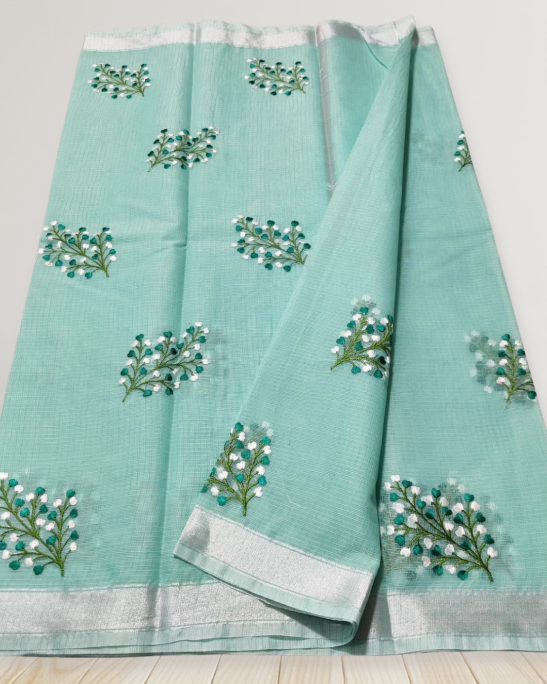 Graceful Mix Kota Cotton Saree with Blouse Piece