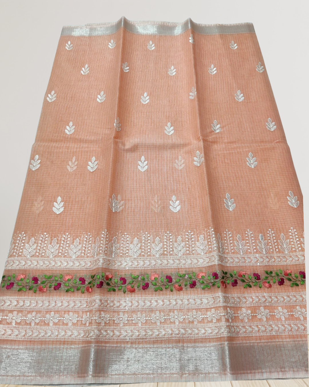 Graceful Mix Kota Cotton Saree with Blouse Piece