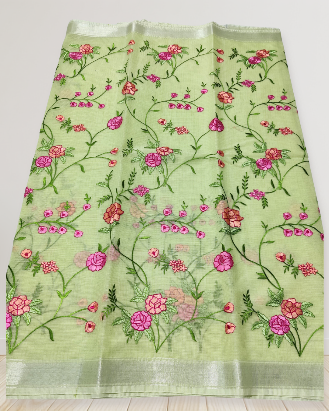 Graceful Mix Kota Cotton Saree with Blouse Piece