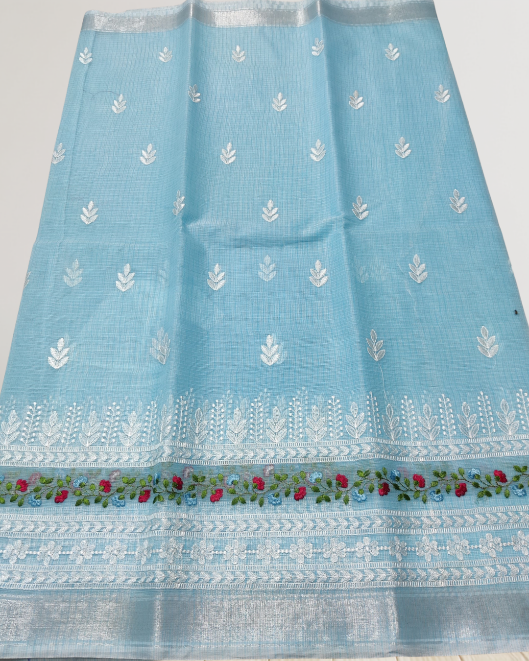 Graceful Mix Kota Cotton Saree with Blouse Piece