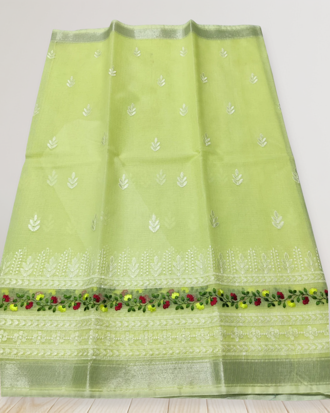 Graceful Mix Kota Cotton Saree with Blouse Piece