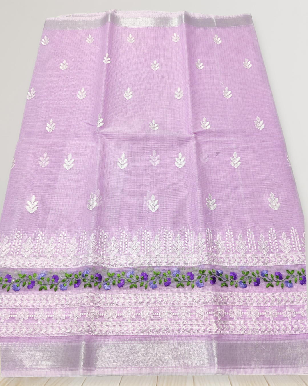 Graceful Mix Kota Cotton Saree with Blouse Piece