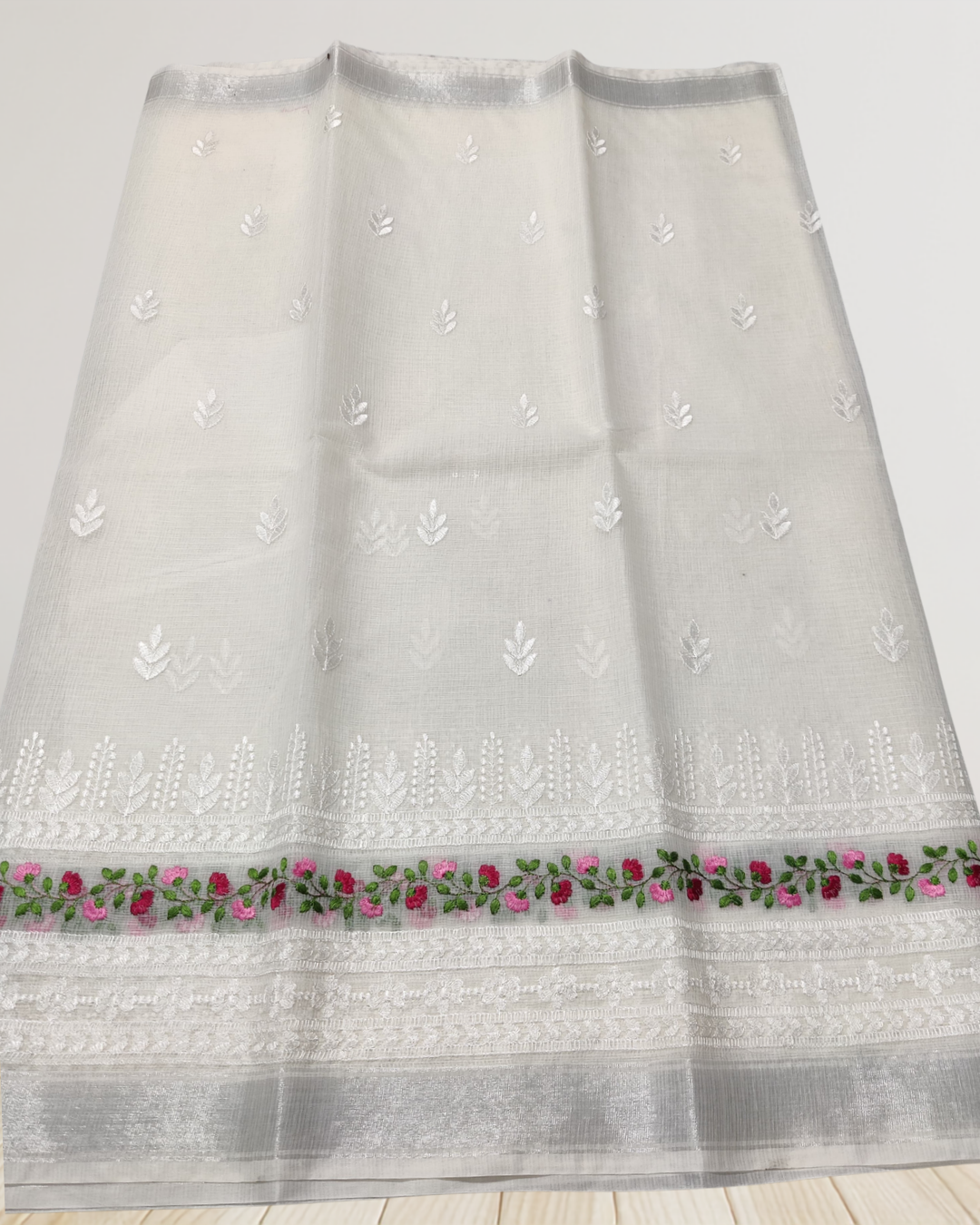 Graceful Mix Kota Cotton Saree with Blouse Piece